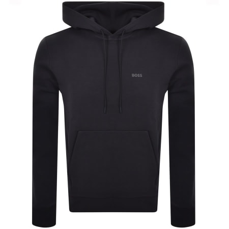 BOSS Saggy Full Zip Hoodie Navy Mainline Menswear